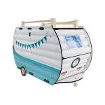 ÇG95 Ahşap Karavan Turkuaz -Okutan-5