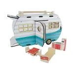 ÇG95 Ahşap Karavan Turkuaz -Okutan-1