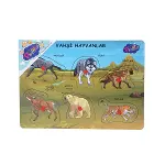 ONY-328 329 Onyıl, Ahşap Tutmalı Vahşi Hayvanlar-2