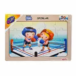 ONY-85-86-87-88 Ahşap Eğitici Puzzle Sporlar -Onyıl-4