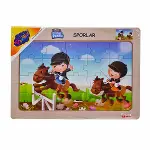 ONY-85-86-87-88 Ahşap Eğitici Puzzle Sporlar -Onyıl-1