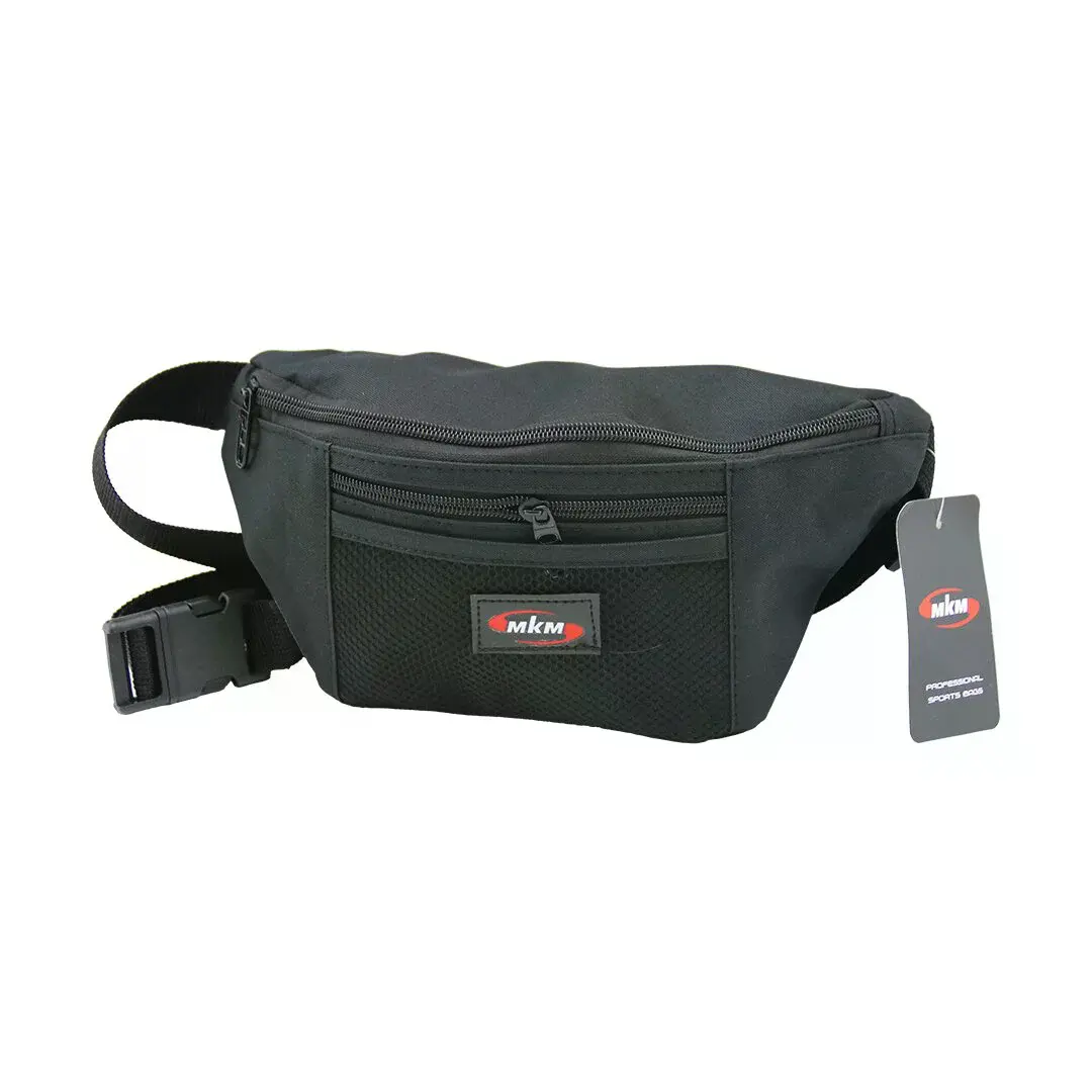 Freebek Bel Çantası 3 Fermuarlı Bölme + 1 Fileli Açık Bölme 10 X 11.5 X 25CM