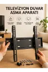 32-55 İnç Uyumlu 40 Kg Taşıma Kapatiseli Televizyon Duvar Asma Aparatı-1