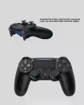 PS4 Kablosuz Oyun Kolu Gecikmesiz Bağlantılı Ergonok Tasarımlı-4