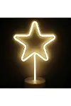 Yıldız Tasarımlı Neon Led Masa Ve Gece Lambası Dekoratif Işık-3