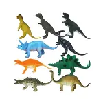0714 Dinozorların Dünyası Poşetli 9'lu Hayvan Oyun Seti -Sunman-1