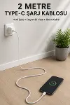 USB-A to Type-C 2 Metre Hızlı Şarj Kablosu-1