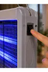 Çift UV Işıklı Elektrikli Sinek Öldürücü 12W Asılabilir Uçan Böcek Lambası-5