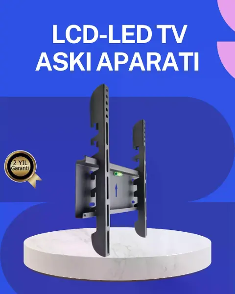 32” LED TV Askı Aparatı Güçlü Taşıma Kapasitesi 2 Yıl Garantili