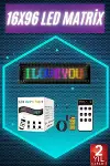 Digital Araba Yazısı Ekran Matrix En Büyük Boy Matrix LED Panel 19*96 pıxel-2