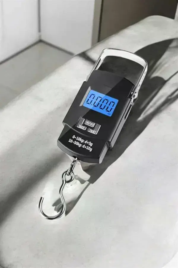 Ağırlık Ölçer 50 Kg El Terazisi El Kantarı Pilli Led Ekran
