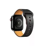 Apple Watch 42mm Kr415 Luaz Deri Kordon (saat Değildir) - Siyah-1