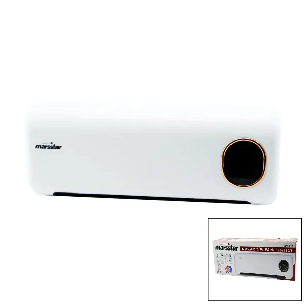 KUMANDALI DUVAR TİPİ FANLI ISITICI SOĞUK - SICAK LED KONTROL EKRANI 2000W MS-210 MS-400 (4745)