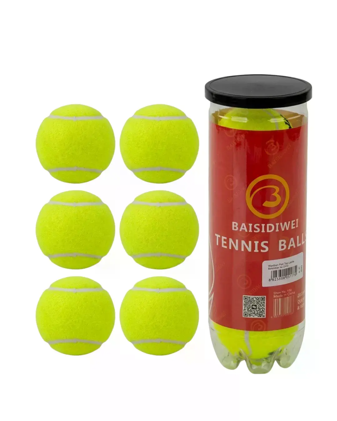 6’lı Tenis Topları Seti Spor ve Eğlence İçin İdeal Performans
