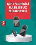 Profesyonel Ses Kayıtları İçin 2’li Kablosuz Yaka Mikrofon Seti-1