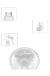 Manuel Süt Sağma Pompası Masaj Modlu Hafif Tasarımlı 180 ML-4