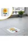 Ayçiçeği Tasarımlı Gider Koku Önleyici – Silikon Lavabo Gider Matı-1