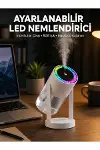 RGB Işıklı Hava Nemlendirici Ultrasonik Teknoloji ve Portatif Tasarım Yeni Nesil-1