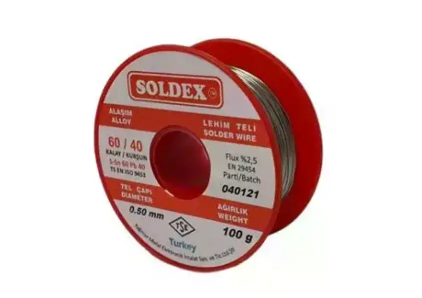 60/40 Lehim Teli 100 Gr 0,50 Mm (sn:60 / Pb:40)