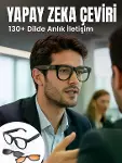 Yapay Zekâ Destekli Bluetooth Akıllı Gözlük Açık Kulak Ses Teknolojisi Müzik Dinleme ve Telefon Görü-1
