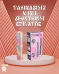 Paslanmaz Çelik Bıçaklı USB Epilatör – Kaş, Üst Dudak ve Çene Tüy Tezleyici-1