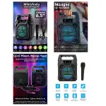 6.5 Inc Bluetooth Wireless krofonlu Hoparlör - Speaker Usb Sarjlı Aux - Tf - Usb PS-1283-1