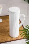 Arkilik Barok 1,5 Lt Beyaz Sürahi (Buzdolabı Kapak Rafına Sığar)-2