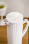 Arkilik Barok 1,5 Lt Beyaz Sürahi (Buzdolabı Kapak Rafına Sığar)-3