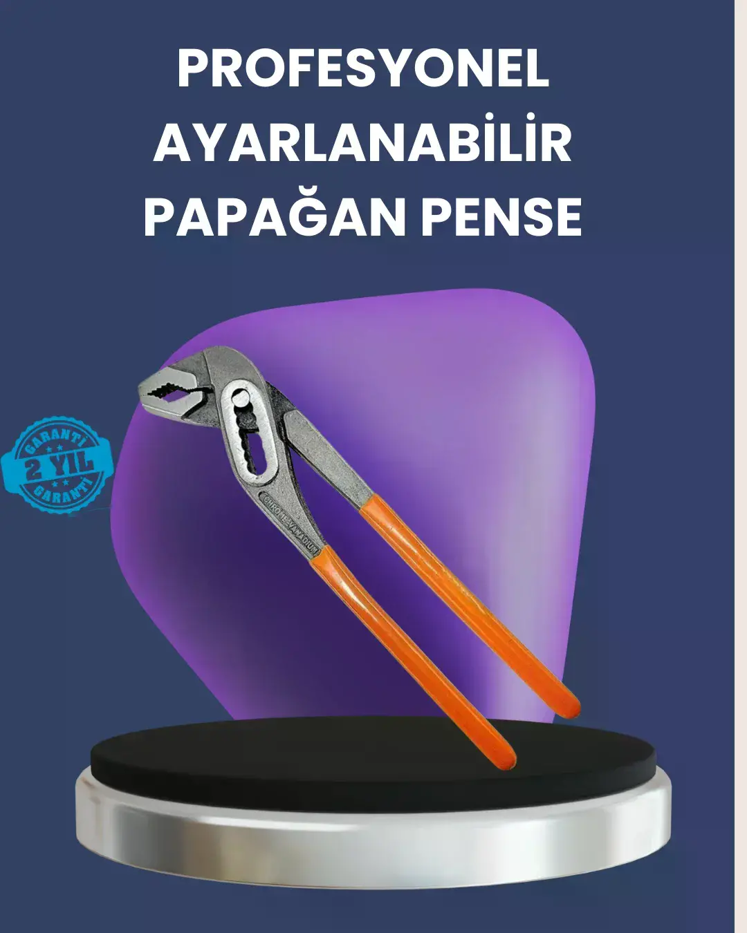Ayarlanabilir Papağan Pense Çelik Gövde Profesyonel Kurbağacık