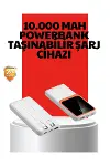 10000 mAh Taşınabilir Powerbank Çift Çıkışlı Type-C ve Lightning Uyumlu-1