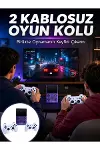 HD TV Bağlantılı Kablosuz Kollu Taşınabilir Oyun Konsolu-1