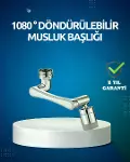 Dönen Musluk Başlığı 1080 Derece Ayarlanabilir Filtreli Sprey Uç-1