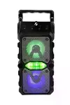 Taşınabilir Kablosuz Bluetooth Hoparlör Uzun Pil Ömrü Led Işıklı Yeni Nesil-2