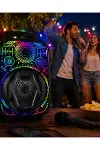 8 İnç Taşınabilir Karaoke Hoparlör krofonlu RGB Işıklı Bluetooth Speaker-1