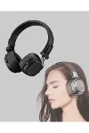 Kablosuz Kulak Üstü Bluetooth Kulaklık Güçlü Bas ve Katlanabilir Tasarım-2