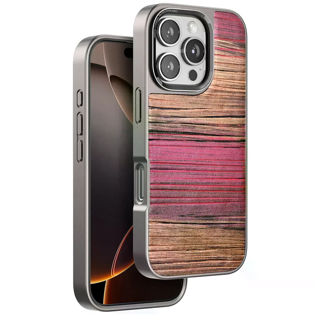 Venco Apple İphone 16 Pro Max Wave Kapak - Pembe