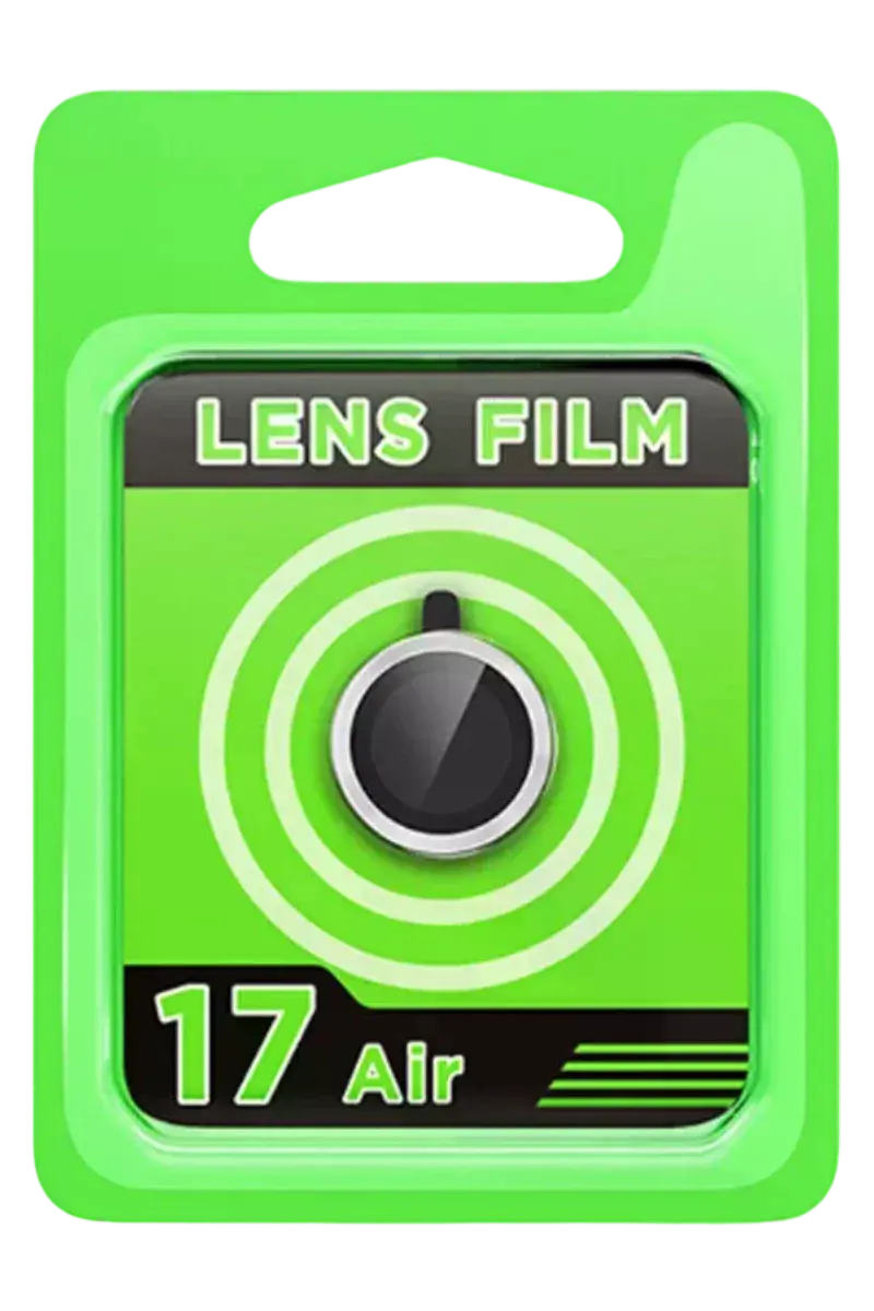 Apple iPhone 17 Air Raze Metal Kamera Lens - Gümüş