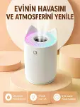 Hava Nemlendirici Buhar Makinesi Aromaterapi LED Işıklı Oda Nemlendirici-1