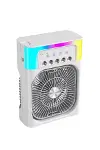 Su Buharlı Mini Klima Fan RGB Işıklı Taşınabilir Serinletici-3