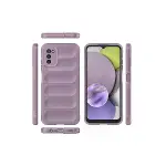 Samsung Galaxy A03s Kılıf Optimum Silikon - Mor-3