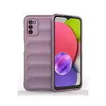 Samsung Galaxy A03s Kılıf Optimum Silikon - Mor-1