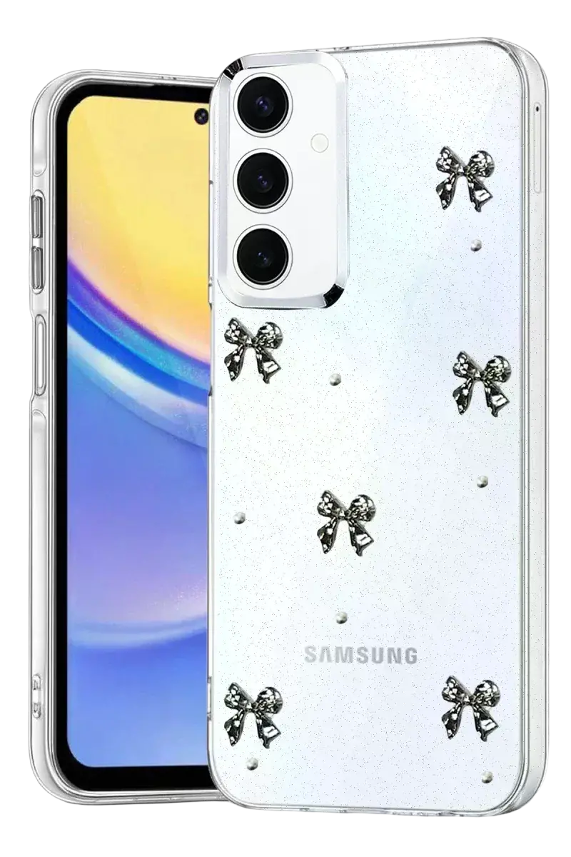 Samsung Galaxy A35 5G Fiyonk Desenli Kapak - Desen 5
