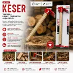 Vakumlu Kırmızı Keser Ahşap Saplı-2