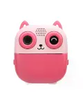 Çocuklar İçin Baskılı Mini Kamera 6 Kalem 5 Kağıt Rulosu Hediyeli Eğlenceli Fotoğraf Makinesi-2