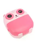 Çocuklar İçin Baskılı Mini Kamera 6 Kalem 5 Kağıt Rulosu Hediyeli Eğlenceli Fotoğraf Makinesi-4
