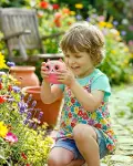 Çocuklar İçin Baskılı Mini Kamera 6 Kalem 5 Kağıt Rulosu Hediyeli Eğlenceli Fotoğraf Makinesi-1