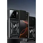 Xiao 15 Kılıf Pars Lens Yüzüklü Silikon - Lacivert-2