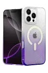 Apple iPhone 16 Pro Pummel Shiny Magsafe Kapak - Mor-1