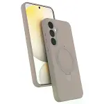 Samsung Galaxy A16 5g Regal Magsafe Standlı Kapak - Çöl Titanyum-1
