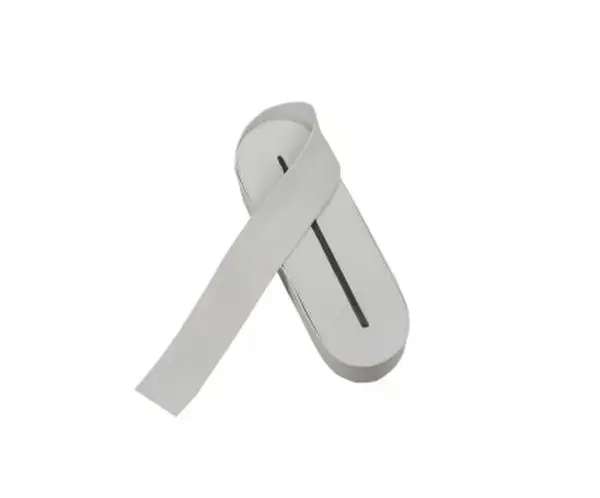 Beyaz - 4CM Paça Lastik Yassı Geniş 10MT